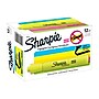 Sharpie Tank Highlighter, Chisel Tip, Fluorescent Yellow, Dozen (25025)~#|#~s1191151_sc7