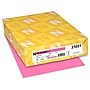 Astrobrights Colored Paper, 24 lbs., 8.5" x 11", Pulsar Pink, 500 Sheets/Ream (21031)~#|#~s1191361_sc7