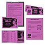Astrobrights Colored Paper, 24 lbs., 8.5" x 11", Outrageous Orchid, 500 Sheets/Ream (21946)~#|#~s1191395_sc7