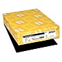 Astrobrights Colored Paper, 24 lbs., 8.5" x 11", Eclipse Black, 500 Sheets/Ream (22321)~#|#~s1191431_sc7