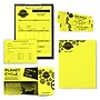 Astrobrights Colored Paper, 24 lbs., 8.5" x 11", Lift-Off Lemon, 500 Sheets/Ream (21011)~#|#~s1191509_sc7