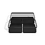 TRU RED™ 3-Compartment Stackable Wire Mesh Desk Organizer, Matte Black (TR57547)~#|#~s1191567_sc7