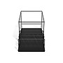 TRU RED™ 4-Compartment Wire Mesh File Organizer, Matte Black (TR57536)~#|#~s1191595_sc7