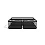TRU RED™ 3-Compartment Stackable Wire Mesh Desk Organizer, Matte Black (TR57547)~#|#~s1191631_sc7