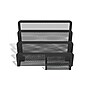 TRU RED™ 4-Compartment Wire Mesh Letter Holder, Matte Black (TR57562)~#|#~s1191648_sc7