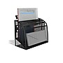 TRU RED™ 4-Pocket Mesh Letter Wall File, Black (TR57581-CC)~#|#~s1191655_sc7