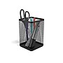 TRU RED™ Jumbo Stackable Metal Mesh Pen Holder, Matte Black (TR57573-CC)~#|#~s1191734_sc7