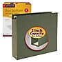 Smead Hanging File Folders with Box Bottom, 2" Expansion, Letter Size, Standard Green, 25/Box (64259)~#|#~s1192428_sc7