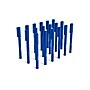 TRU RED™ Quick Dry Gel Pens, Fine Point, 0.5mm, Blue, 24/Pack (TR54475)~#|#~s1195099_sc7