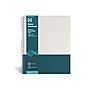 TRU RED™ Large Hard Cover Ruled Notebook, Gray/Teal (TR55738)~#|#~s1195696_sc7