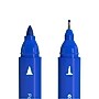 TRU RED Permanent Markers, Twin Tip, Blue, 12 Pack – Pen‑Style Markers for Writing, Labeling & Office Use~#|#~s1197416_sc7