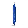 TRU RED Permanent Markers, Twin Tip, Blue, 12 Pack – Pen‑Style Markers for Writing, Labeling & Office Use~#|#~s1197419_sc7