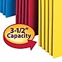 Smead Reinforced File Pocket, 3 1/2" Expansion, Legal Size, Assorted, 5/Pack (1526ESSA)~#|#~s1199868_sc7