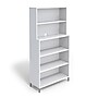 Union & Scale™ Essentials 5 Shelf 72"H Laminate Bookcase, White (UN56974)~#|#~s1204533_sc7