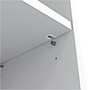 Union & Scale™ Essentials 3 Shelf 45"H Laminate Bookcase, White (UN56976)~#|#~s1204534_sc7