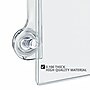 Azar Sign Holder, 12" x 11.5", Vertical, Wall Mounted, Clear, Acrylic, 2/Pack (106614)~#|#~s1205467_sc7