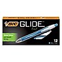 BIC Glide Exact Retractable Ballpoint Pen, Fine Point, Blue Ink, Dozen (VCGN11BE)~#|#~s1206158_sc7