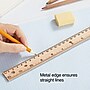 Staples 12" Wooden Imperial/Metric Ruler (51891)~#|#~s1206568_sc7