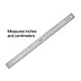 Staples 18" Stainless Steel Ruler with Non Slip Cork Base (51899)~#|#~s1206577_sc7
