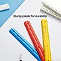 Staples 12" Plastic Ruler, Assorted Colors (51884)~#|#~s1206593_sc7