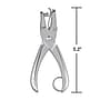 Staples 1-Hole Punch, 6 Sheet Capacity, Silver (10573-CC)~#|#~s1208243_sc7