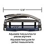 Staples One-Touch Adjustable Punch, 45 Sheet Capacity, Gray/Blue (20268/14824)~#|#~s1208273_sc7