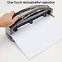Staples One-Touch Adjustable Punch, 45 Sheet Capacity, Gray/Blue (20268/14824)~#|#~s1208274_sc7