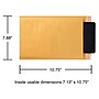 Staples 7.88" x 10.75" Self-Sealing Bubble Mailer, #1, Kraft, 100/Pack (ST56642)~#|#~s1210343_sc7