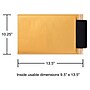 Staples 10.25" x 13.5" Self-Sealing Bubble Mailer, #4, Kraft, 100/Carton (ST56595)~#|#~s1210351_sc7