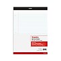 Staples Notepad, 8.5" x 11.75", Narrow Ruled, White, 100 Sheets/Pad, Each (ST57345)~#|#~s1211681_sc7