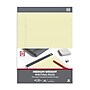 TRU RED™ Notepads, 8.5" x 11.75", Wide Ruled, Canary, 50 Sheets/Pad, 12 Pads/Pack (TR57366)~#|#~s1211696_sc7