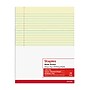 Staples Notepads, 8.5" x 11", Wide Ruled, Canary, 50 Sheets/Pad, Dozen Pads/Pack (ST57295)~#|#~s1211709_sc7