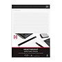TRU RED™ Notepads, 8.5" x 11.75", Narrow Ruled, White, 50 Sheets/Pad, 12 Pads/Pack (TR57384)~#|#~s1211717_sc7