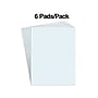 Staples Graph Pad, 8.5" x 11", Graph Ruled, White, 50 Sheets/Pad, 6 Pads/Pack (ST57333)~#|#~s1211890_sc7