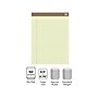 TRU RED™ Notepads, 8.5" x 11.75", Narrow Ruled, Canary, 50 Sheets/Pad, Dozen Pads/Pack (TR58186)~#|#~s1211928_sc7