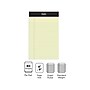 Staples Notepads, 5" x 8", Narrow Ruled, Canary, 100 Sheets/Pad, 6 Pads/Pack (ST57302)~#|#~s1211950_sc7