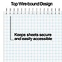 Staples Steno Pads, 6" x 9", Graph Ruled, White, 80 Sheets/Pad, 6 Pads/Pack (ST57352)~#|#~s1211959_sc7