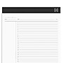 TRU RED™ Notepads, 8.5" x 11.75", Project Planner Format Ruled, White, 50 Sheets/Pad, 6 Pads/Pack (TR57379)~#|#~s1211984_sc7
