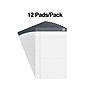 TRU RED™ Notepad, 5" x 8", Narrow Ruled, White, 50 Sheets/Pad, Dozen (TR59904/TR57360)~#|#~s1211994_sc7