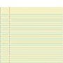 Staples Notepads, 8.5" x 11" (US letter), Narrow Ruled, Canary, 50 Sheets/Pad, Dozen Pads/Pack (ST57296)~#|#~s1212015_sc7