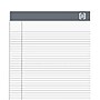 TRU RED™ Notepad, 5" x 8", Narrow Ruled, White, 50 Sheets/Pad, Dozen (TR59904/TR57360)~#|#~s1212041_sc7