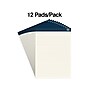 TRU RED™ Notepads, 8.5" x 11.75", Narrow Ruled, Ivory, 50 Sheets/Pad, 12 Pads/Pack (TR58195)~#|#~s1212085_sc7