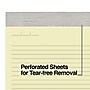 TRU RED™ Notepads, 8.5" x 14", Wide Ruled, Canary, 50 Sheets/Pad, 12 Pads/Pack (TR57386)~#|#~s1212086_sc7