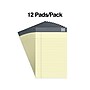 TRU RED™ Notepads, 5" x 8", Narrow Ruled, Canary, 50 Sheets/Pad, 12 Pads/Pack (TR57359)~#|#~s1212090_sc7