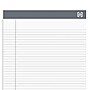 TRU RED™ Notepads 8.5" x 11.75", Narrow Ruled, White, 50 Sheets/Pad, 12 Pads/Pack (TR57369)~#|#~s1212098_sc7