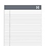 TRU RED™ Notepad, 5" x 8", Narrow Ruled, White, 50 Sheets/Pad, 6 Pads/Pack (TR57358)~#|#~s1212116_sc7