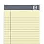 TRU RED™ Notepads, 5" x 8", Narrow Ruled, Canary, 50 Sheets/Pad, 12 Pads/Pack (TR57359)~#|#~s1212133_sc7