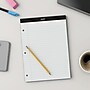 Staples Notepad, 8.5" x 11.75", Narrow Ruled, White, 100 Sheets/Pad, Each (ST57345)~#|#~s1212233_sc7