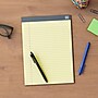 TRU RED™ Notepads, 8.5" x 11.75", Wide Ruled, Canary, 50 Sheets/Pad, 12 Pads/Pack (TR57366)~#|#~s1212281_sc7