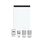 Staples Notepad, 8.5" x 11.75", Narrow Ruled, White, 100 Sheets/Pad, Each (ST57345)~#|#~s1212369_sc7